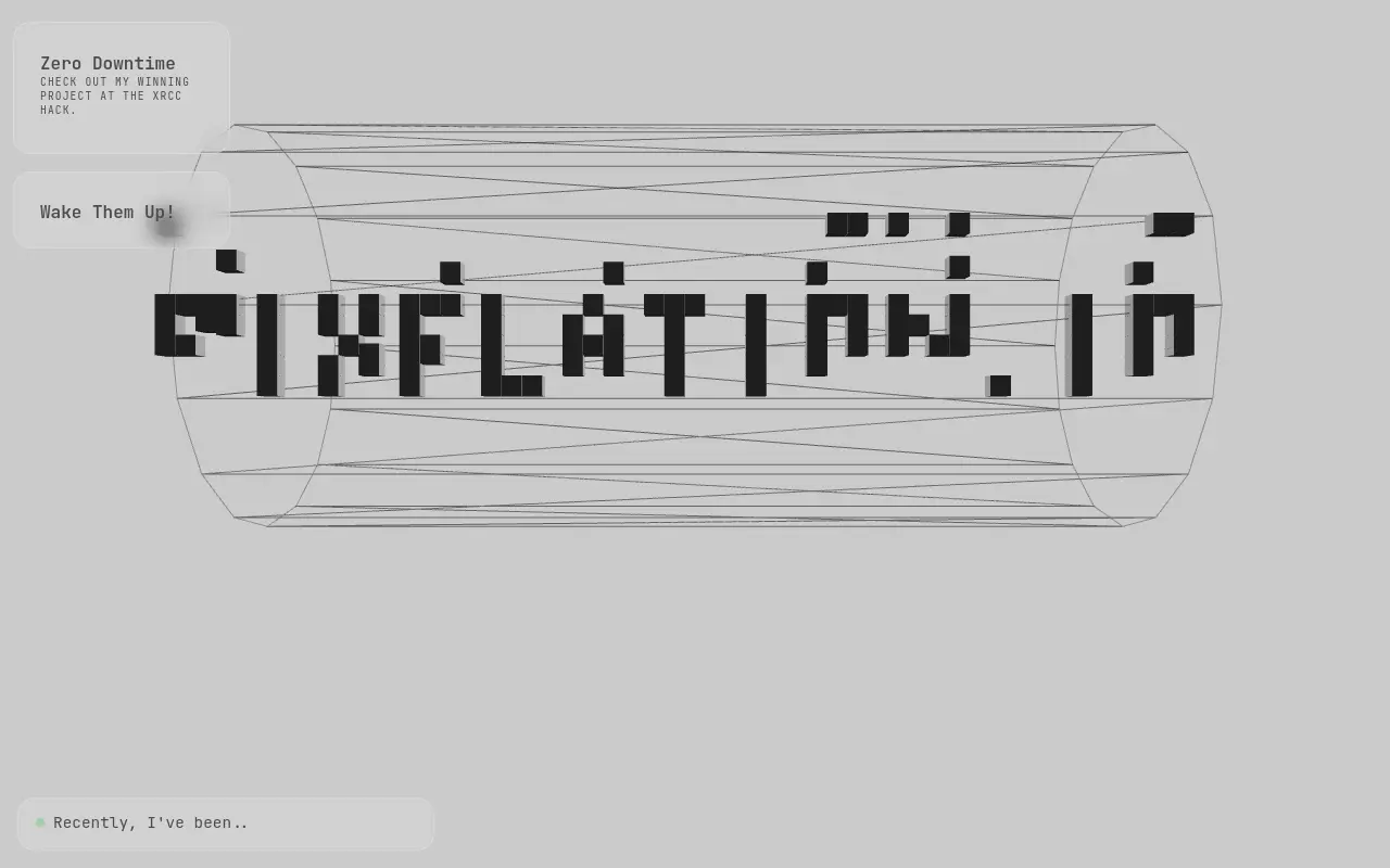 pixelation.io 첫 화면