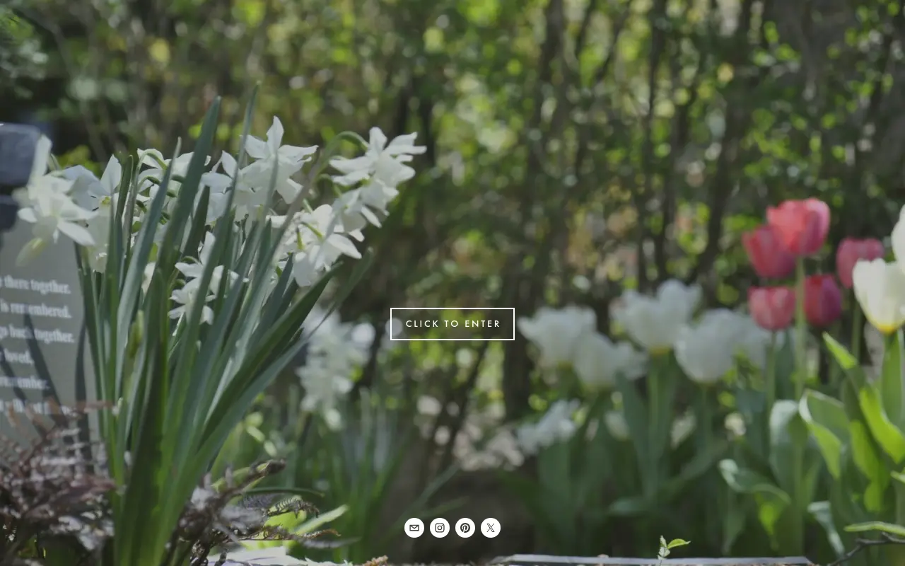 blossomscapes.com 첫 화면