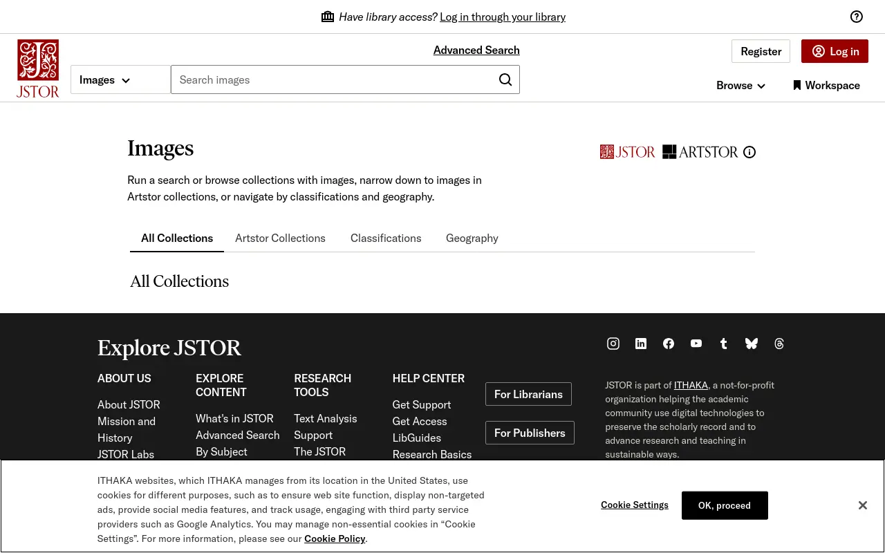 artstor.org 첫 화면