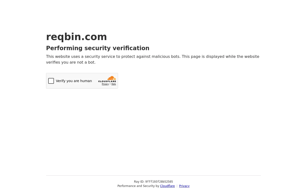 reqbin.com 첫 화면