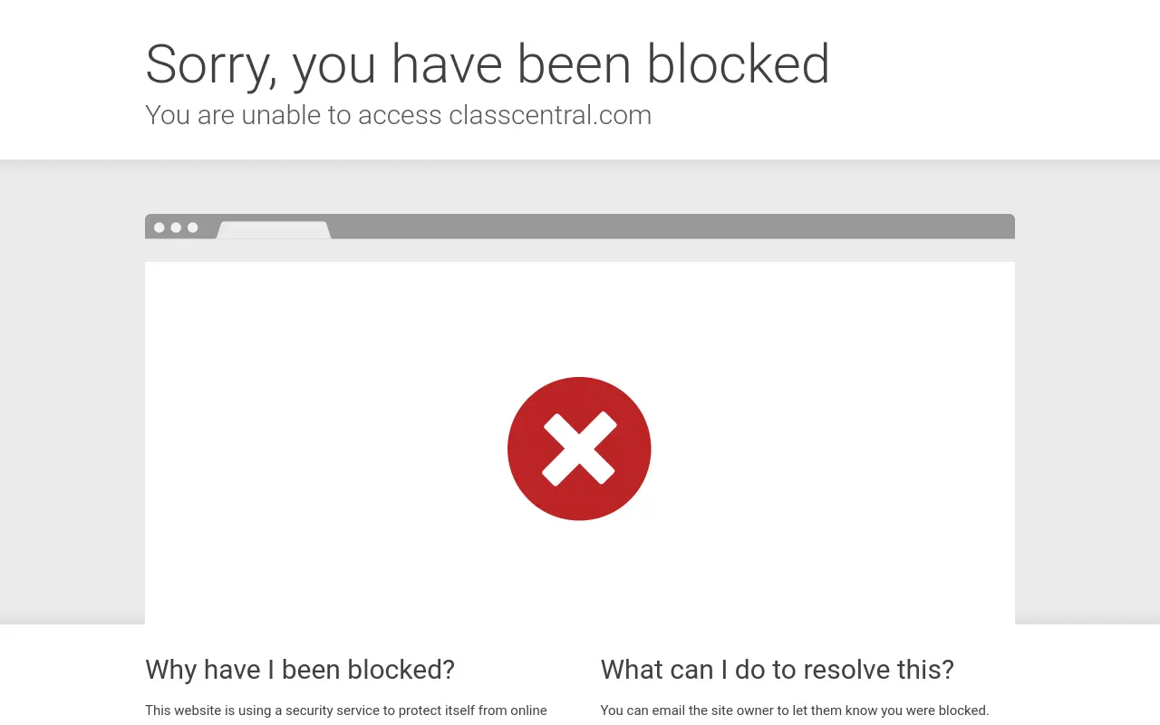 classcentral.com 첫 화면