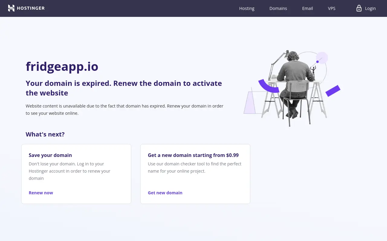 fridgeapp.io 첫 화면