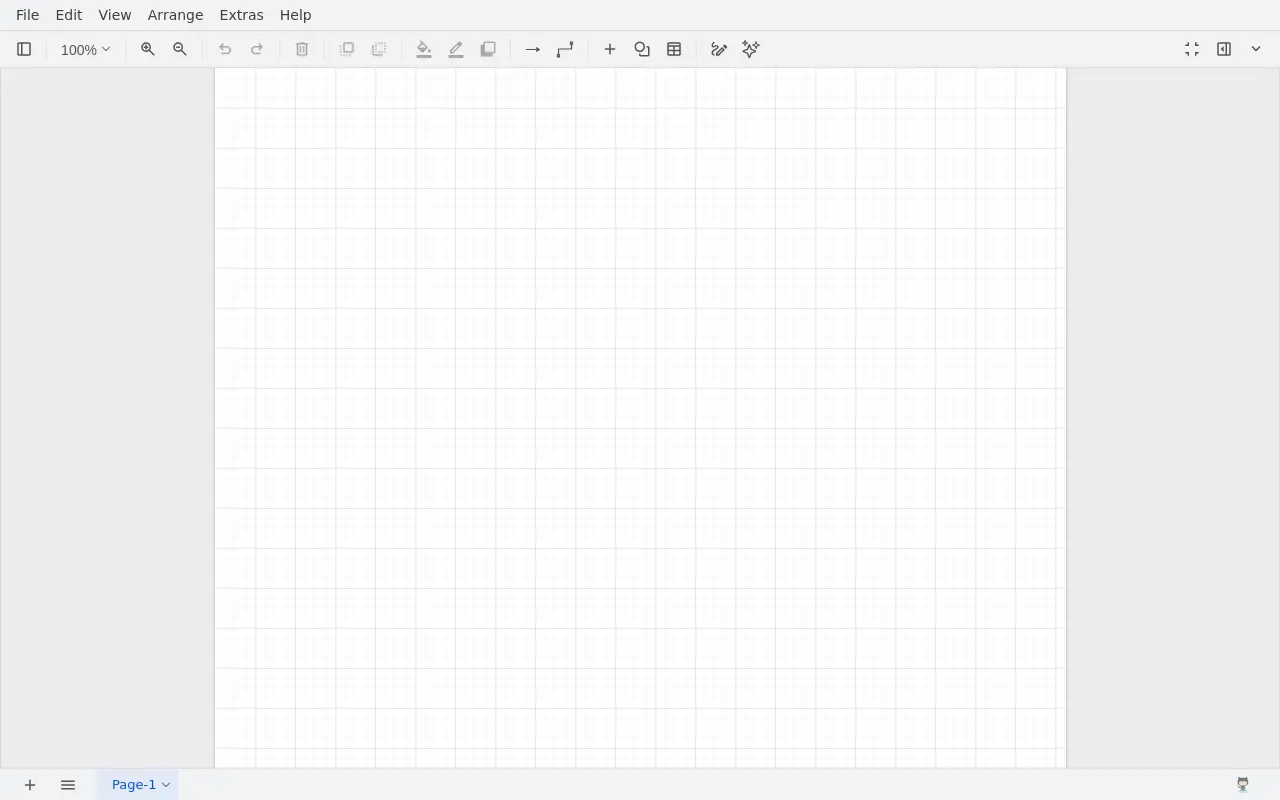 app.diagrams.net 첫 화면